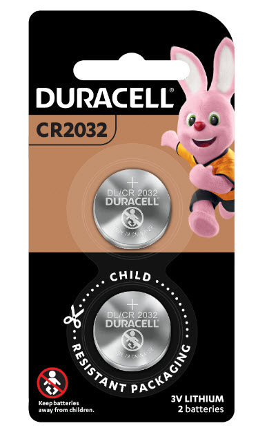 Duracell Battery CR2032 - 2's
