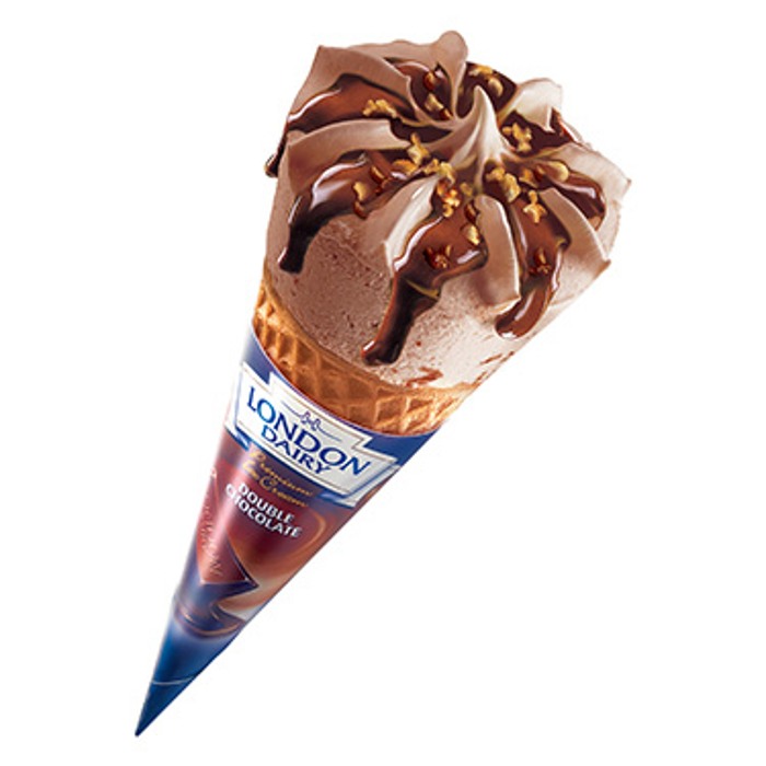 London Dairy Double Chocolate Cone 120 ml