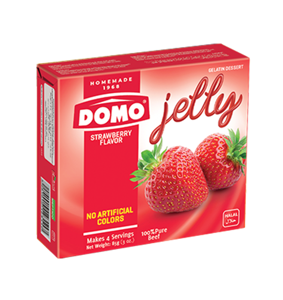 Domo Jelly Strawberry Flavor 85 g
