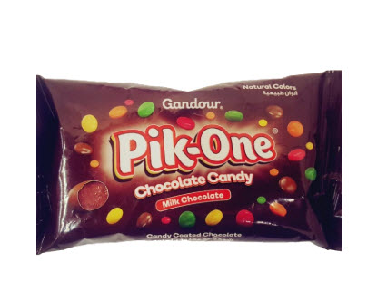 Gandour Pik-One Milk Chocolate Candy 45 g