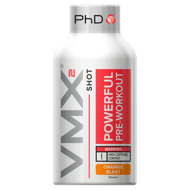 PhD VMX Pre-Workout Shot Orange Flavour 60 ml