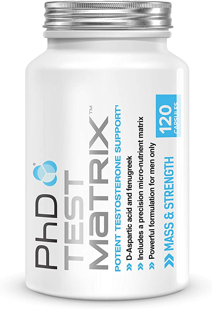 PhD Test Matrix Capsules 120's