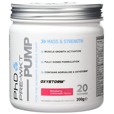 PhD Pre-Workout Pump Raspberry Lemonade 200 g