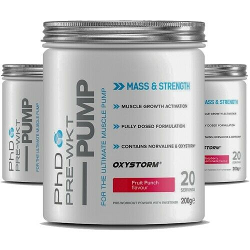PhD Pre-Workout Pump Fruit Punch  200 g