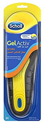 Scholl Gel Active Insoles For Work Medium 1's