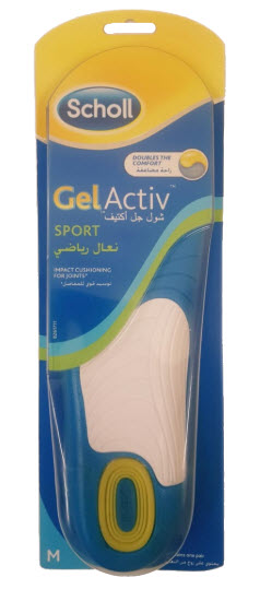 Scholl Gel Active Insoles For Sport Medium 1's