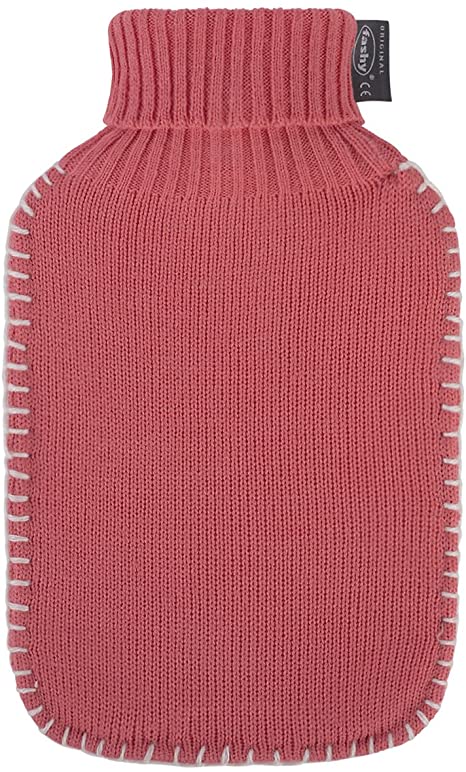 Fashy Knitted Cover Water Bag Pink 1's
