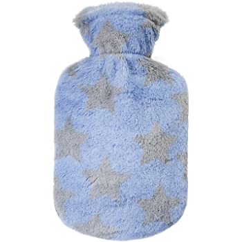 Fashy Little Gray Stars Water Bag With Fur Cover 1's