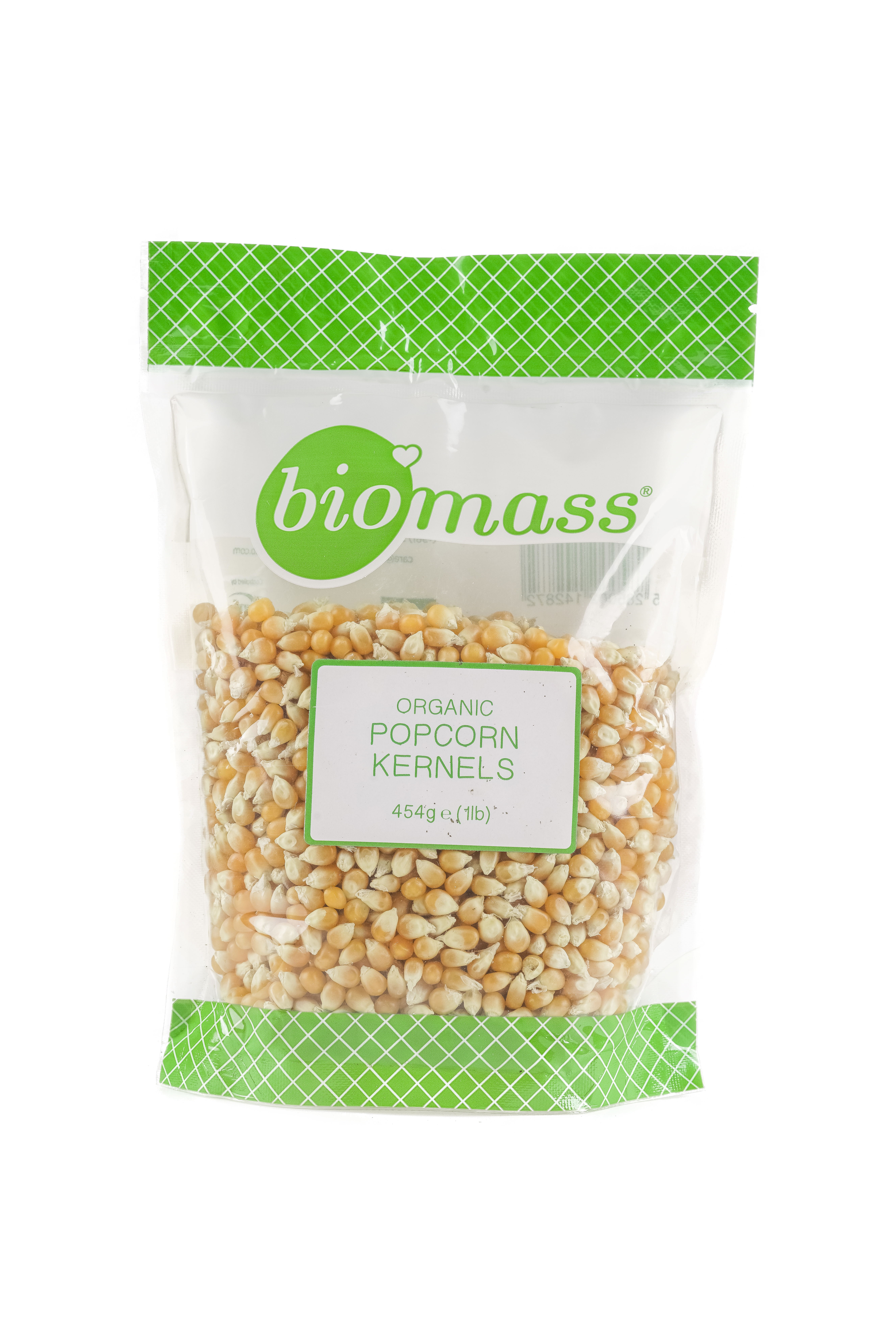 Bio mass Organic Popcorn Kernels 454 g