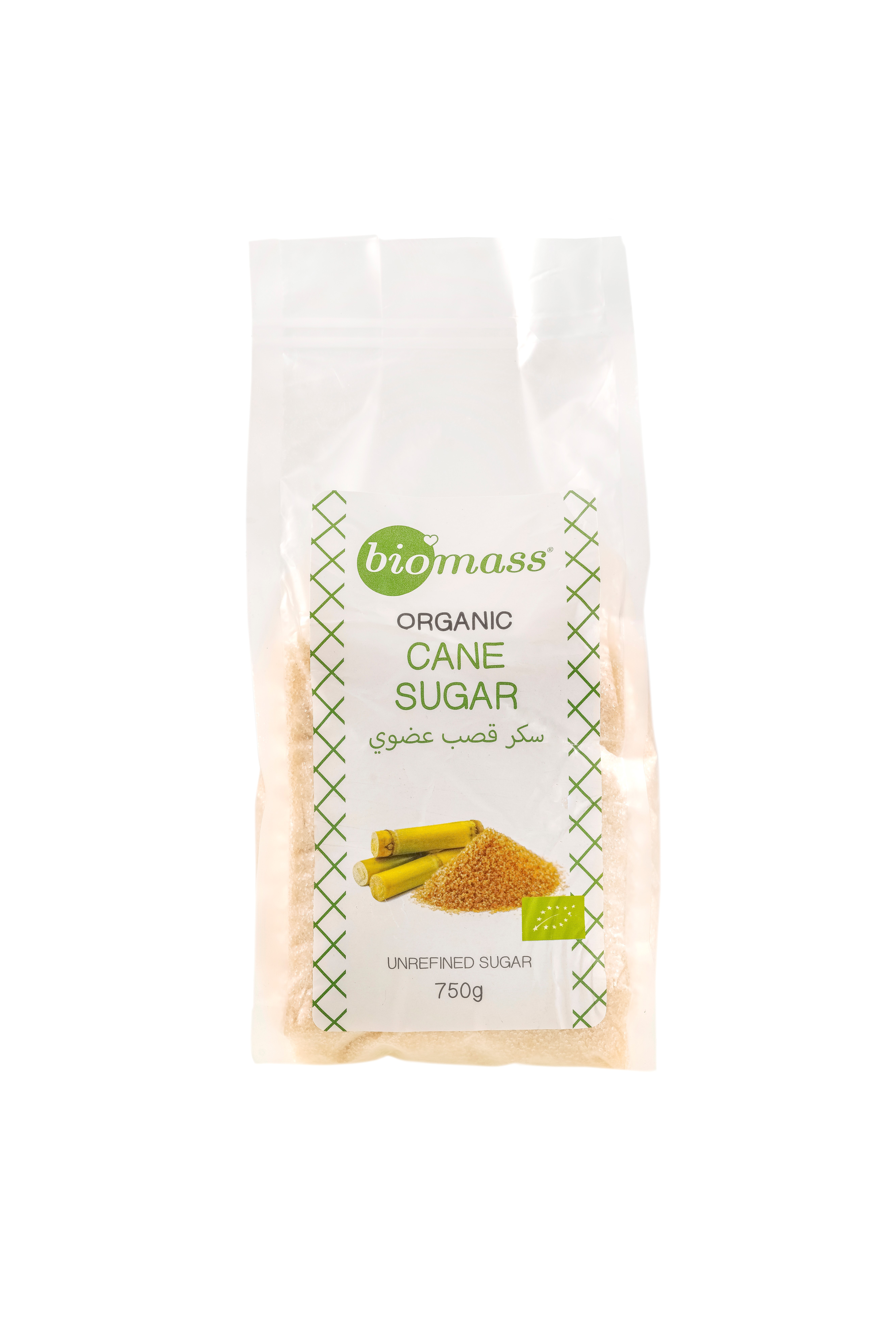 Bio mass Organic Cane Sugar 750 g