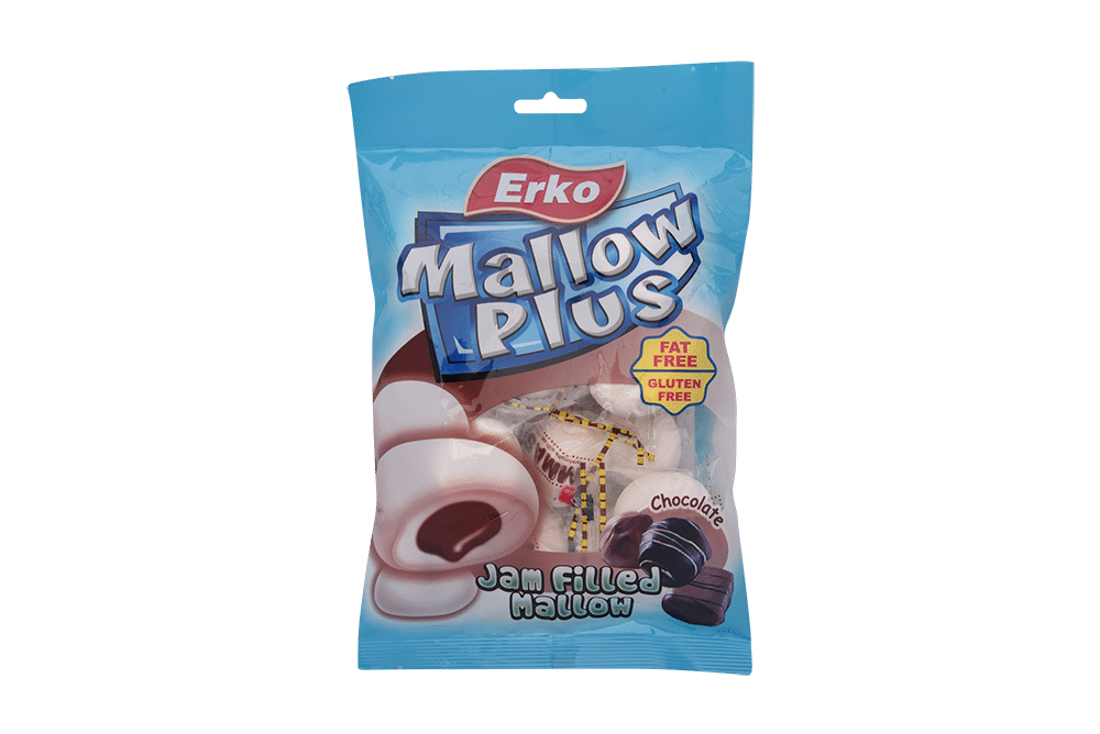 Erko Mallow Plus Chocolate Jam Filled 80 g