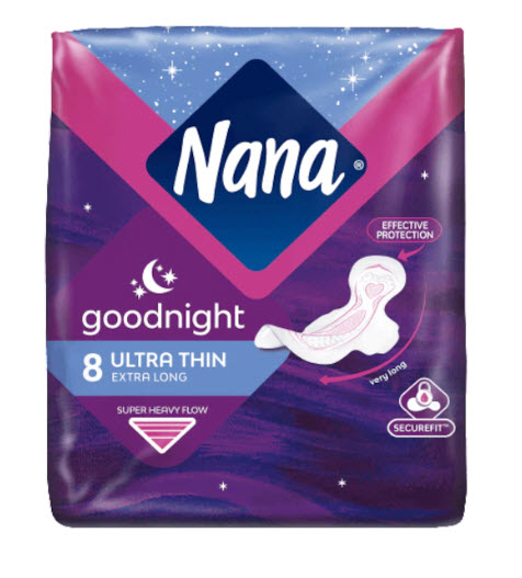 Nana Goodnight Ultra Thin Extra Long  8's