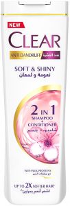 Clear 2 in 1 Soft & Shiny 360 ml