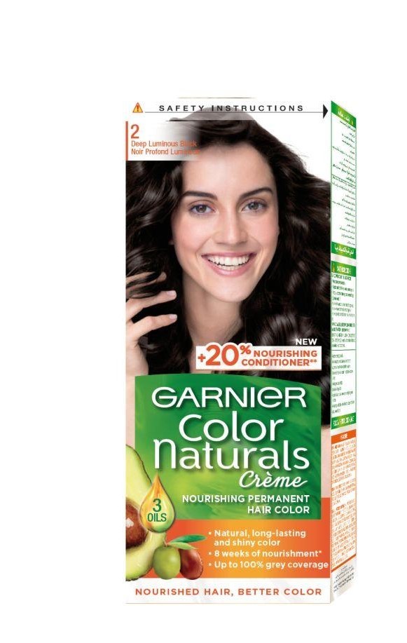 Garnier Color Naturals Crème Deep Luminous Black 2
