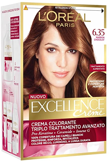L'Oreal Excellence Hair Protection Crème Light Amber no.6.35