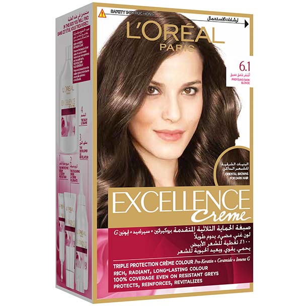 L'Oreal Excellence Hair Protection Crème Profound Dark Blond no.6.1