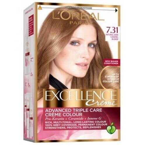 L'Oreal Excellence Hair Protection Crème Caramel Blond no.7.31
