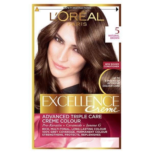 L'Oreal Excellence Hair Protection Crème Light Brown no.5
