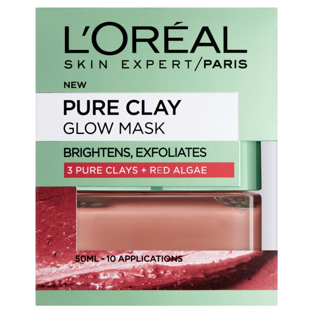 L'Oreal Pure Clay Mask With Red Algae 50 ml