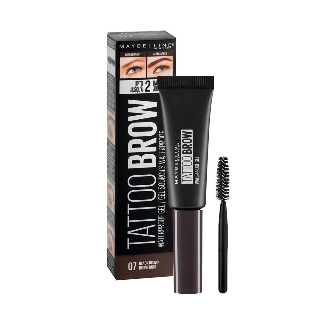 Maybelline Tattoo Brow Waterproof Gel Black Brown no.07