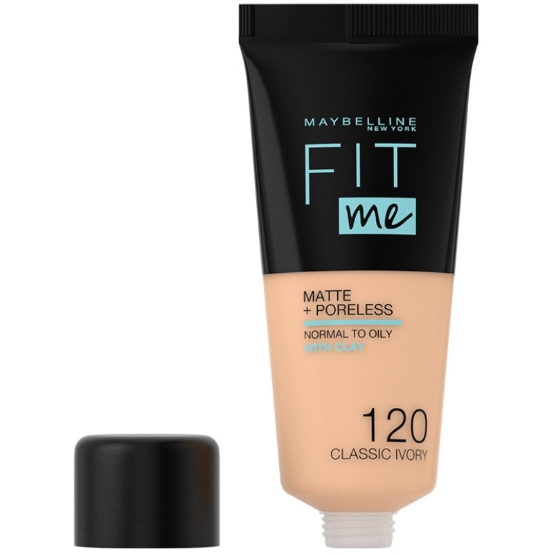 Maybelline Fit Me Liquid Foundation Classic Ivory Beige Rose no.120